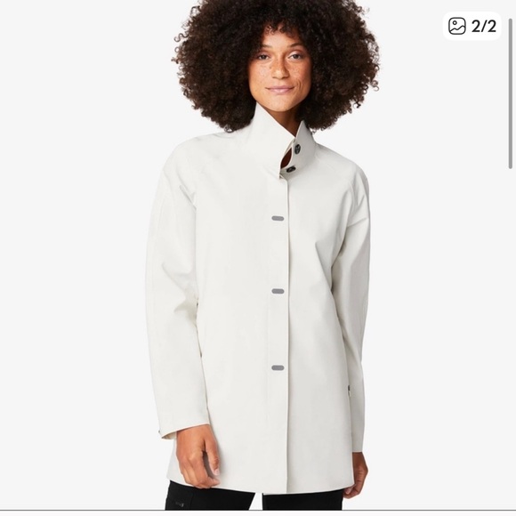 Figs Women's Cream Trench Coat